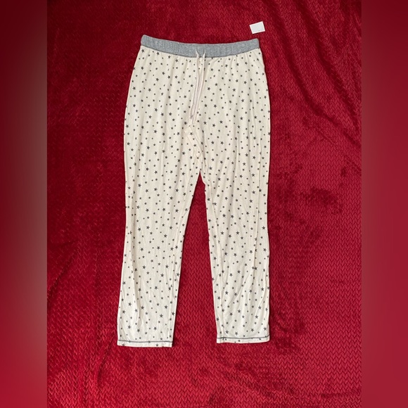 Kensie Stars Print Pajama Only Pants Ivory women’s size M - Picture 2 of 10